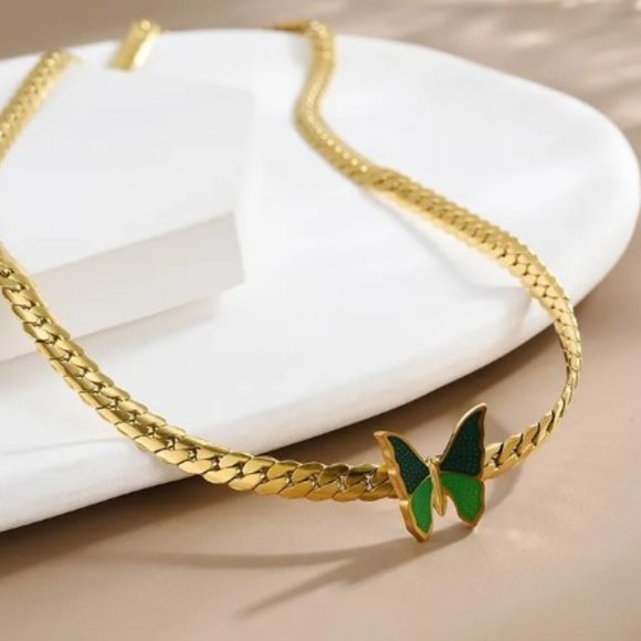 Anklet 18K Gold Plated Stainless Steel Non-Tarnish - Picture 5 of 11